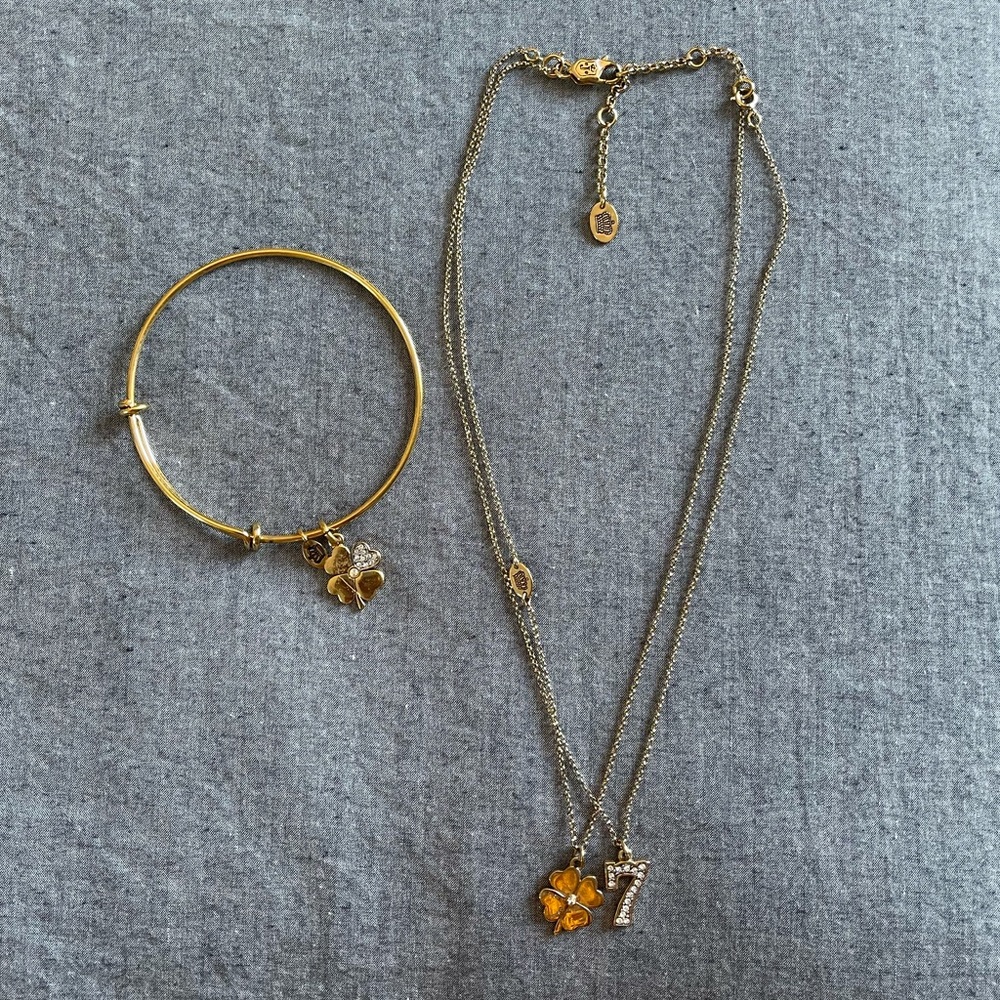 Juicy couture, clover wish necklace and bangle - Picture 3 of 12